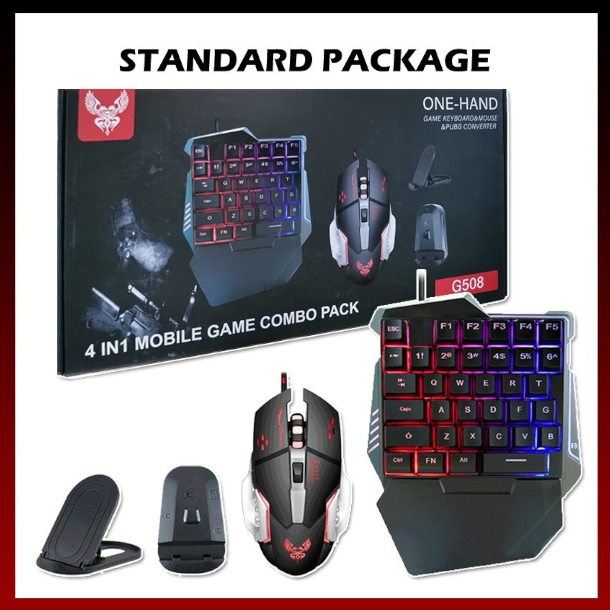 Komplet G508 Tastatura i Miš za Mobilne Uređaje i Tablete