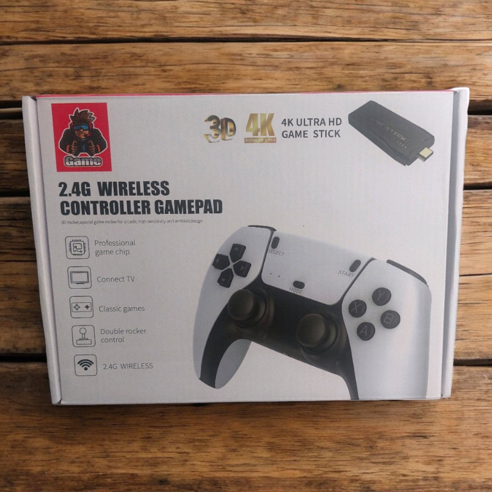 Retro Game Stick Console with 64GB of Fun