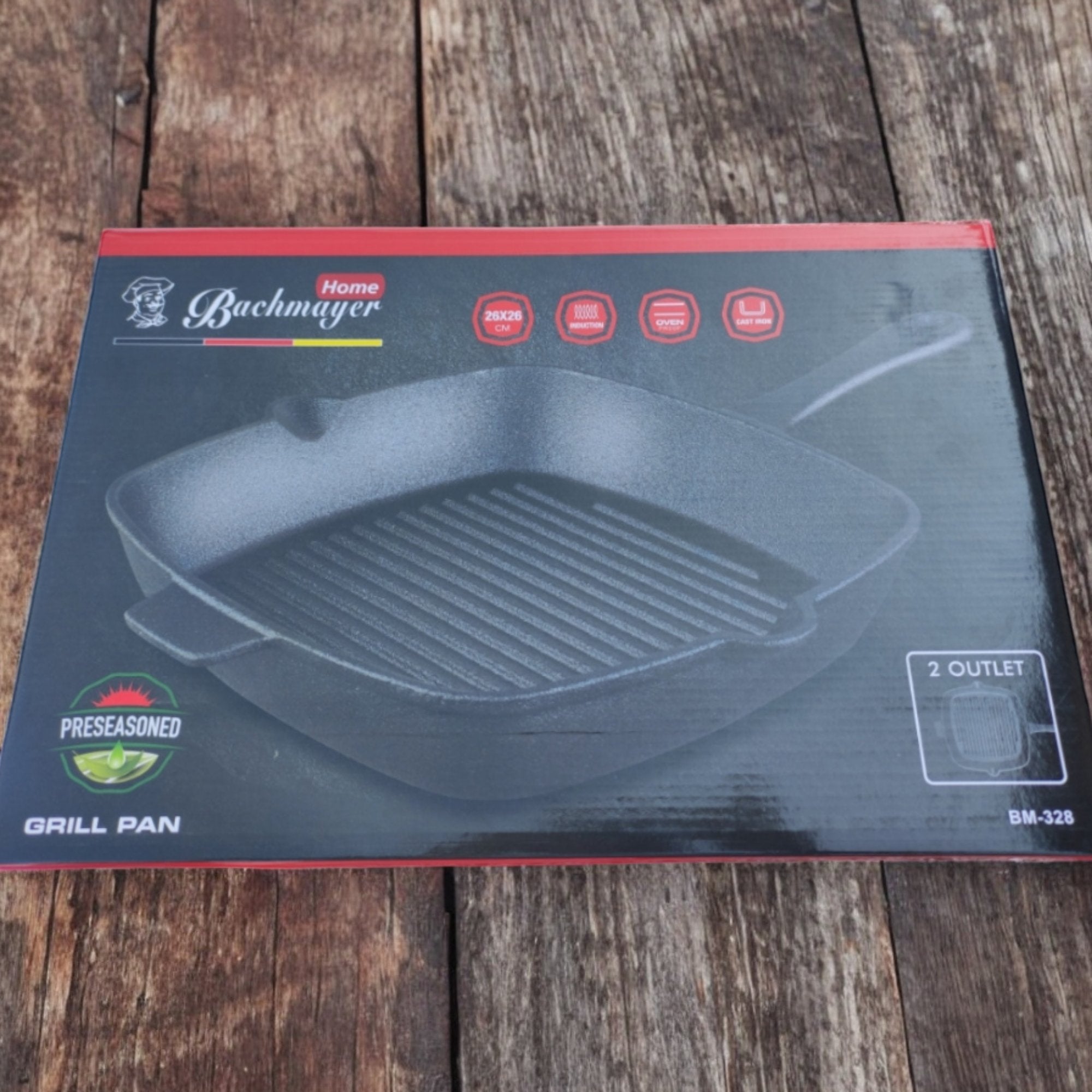Elegantan Granitni Grill Tava Bachmayer "BM-328" za Savršeno Pečenje