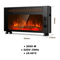 Elegantna grijalica s efektom plamena 2000W "MD-16R" - stvorite toplinu i ugođaj!