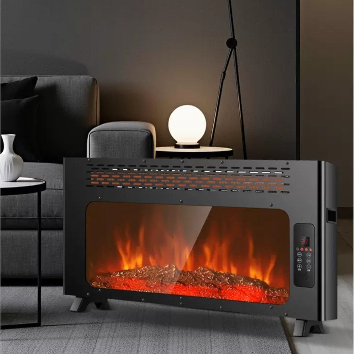 Elegantna grijalica s efektom plamena 2000W "MD-16R" - stvorite toplinu i ugođaj!