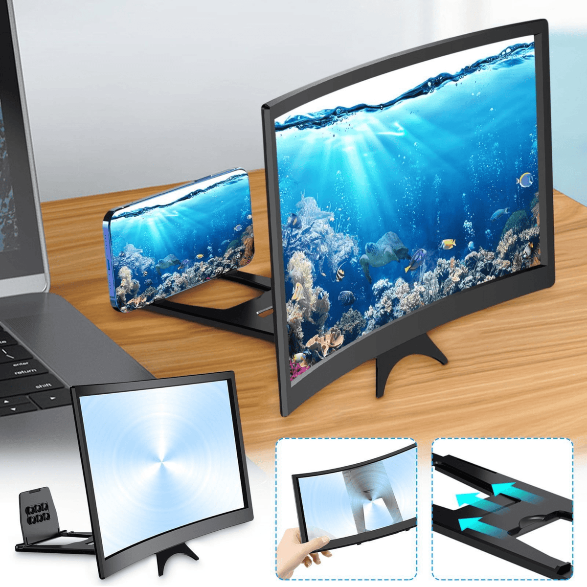 HD povećalo za mobitel 14" – veliko i jasno, savršeno za bolju vidljivost