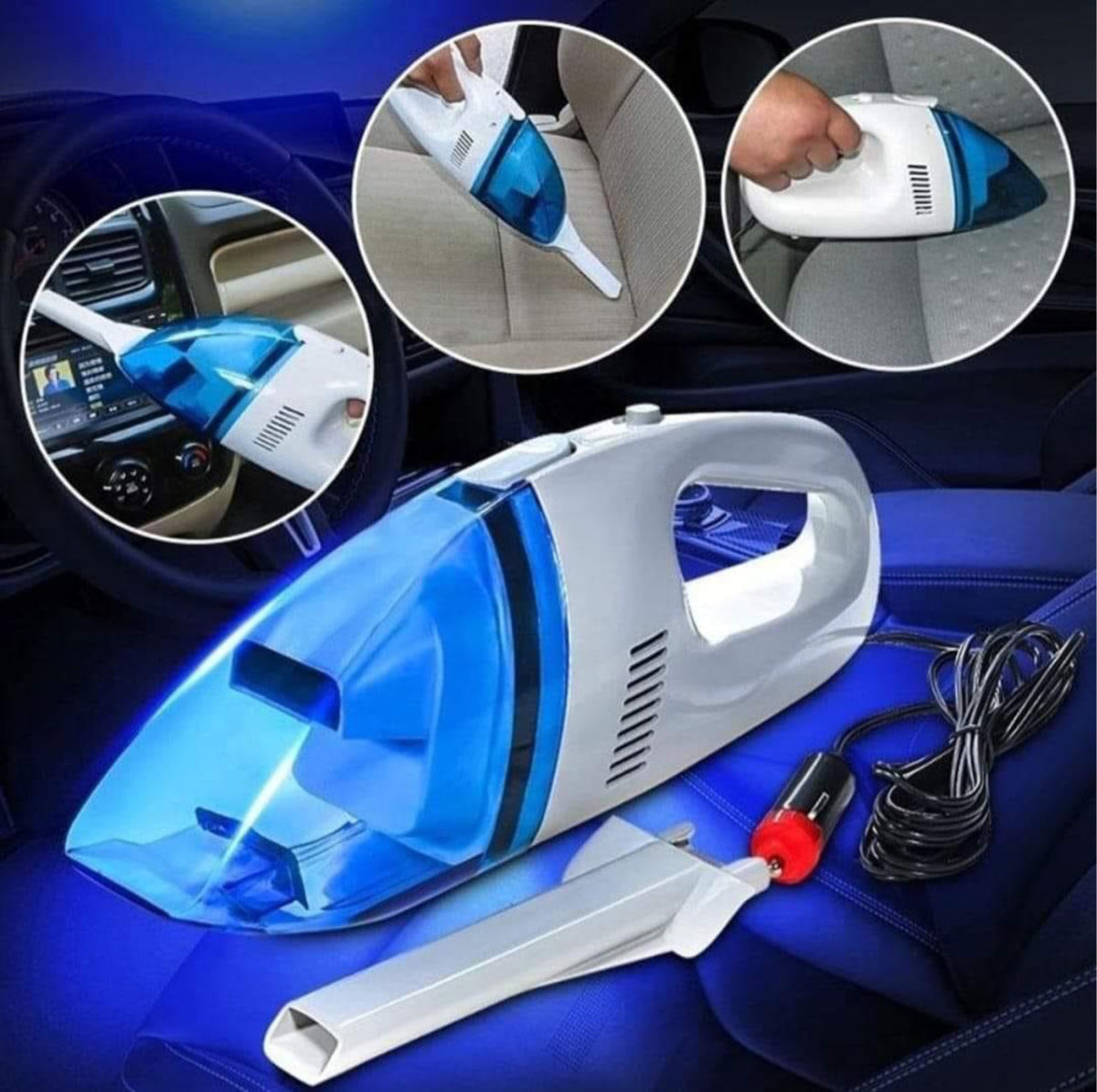 PRIJENOSNI RUČNI USISIVAČ ZA AUTO – 12V!