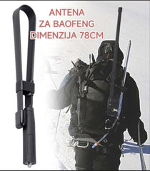 BAOFENG SAVITLJIVA ANTENA 78 cm – Maksimalan domet i fleksibilnost