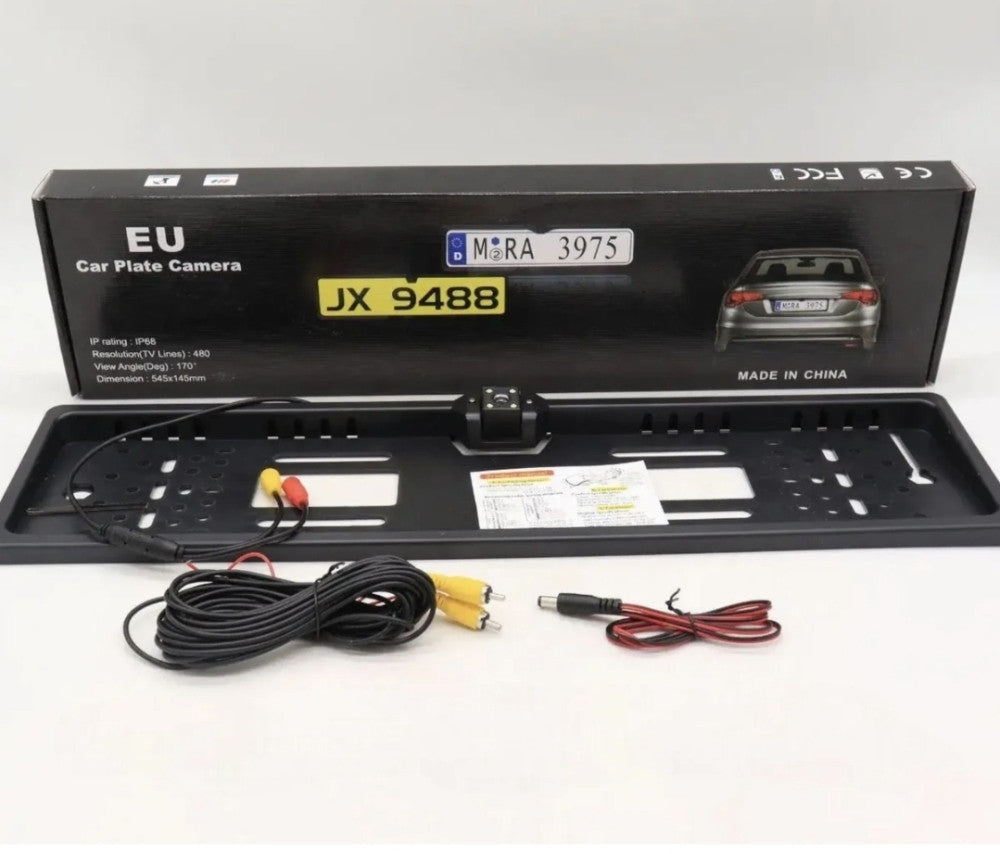 🚘 Okvir Registracijske Table s Ugrađenom Rikverc Kamerom – Sigurnije i Lakše Parkiranje!