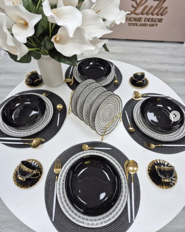 Luksuzni Set Tanjira od Porculana 18/1