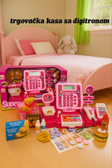 Trgovačka kasa sa digitronom – edukativna igračka za male prodavače!