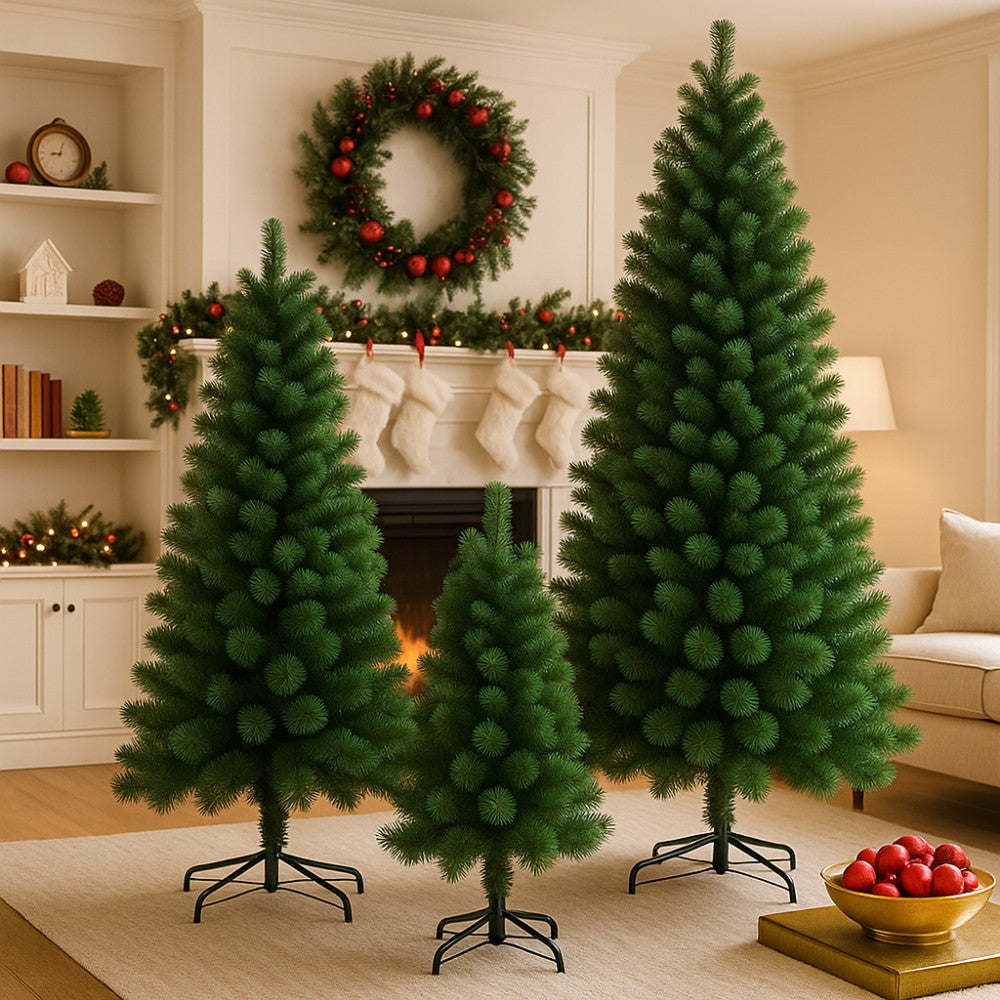 Zeleni Božićni Bor – Savršeno Praznično Drvce za Toplu Atmosferu