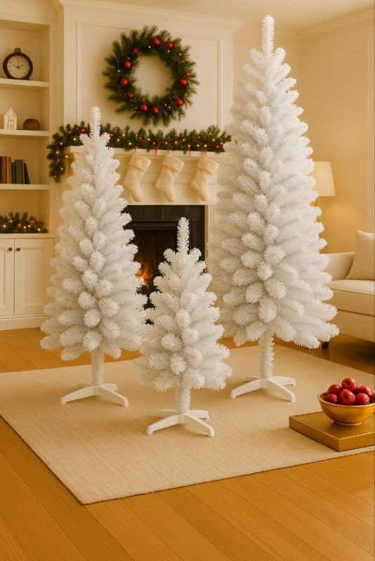 Bijela Božićna Jelka – Elegancija, Sjaj i Zimska Čarolija