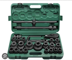 🔥 SET VELIKIH DVANAESTEROKUTNIH NASADNIH KLJUČEVA (GEDORA) 21–65 mm 🔥