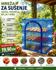 Mreza za susenje Voca, Povrca, Ljekovitog Bilja, Ribe..