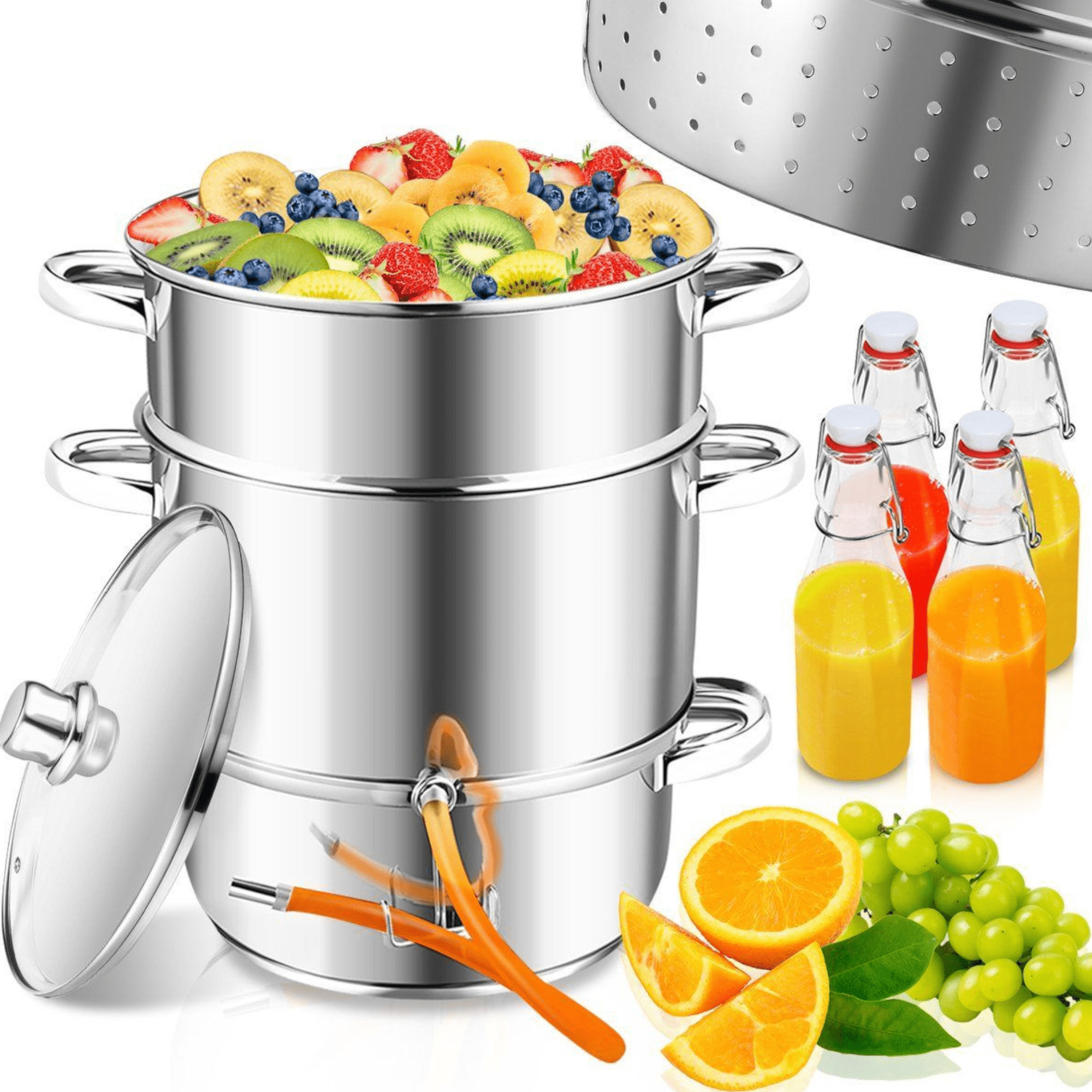 Inox 8L Parni Sokovnik za Savršene Sokove
