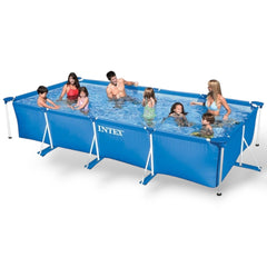 INTEX" 4.5m Metal Frame Swimming Pool - Perfect for Summer Fun!