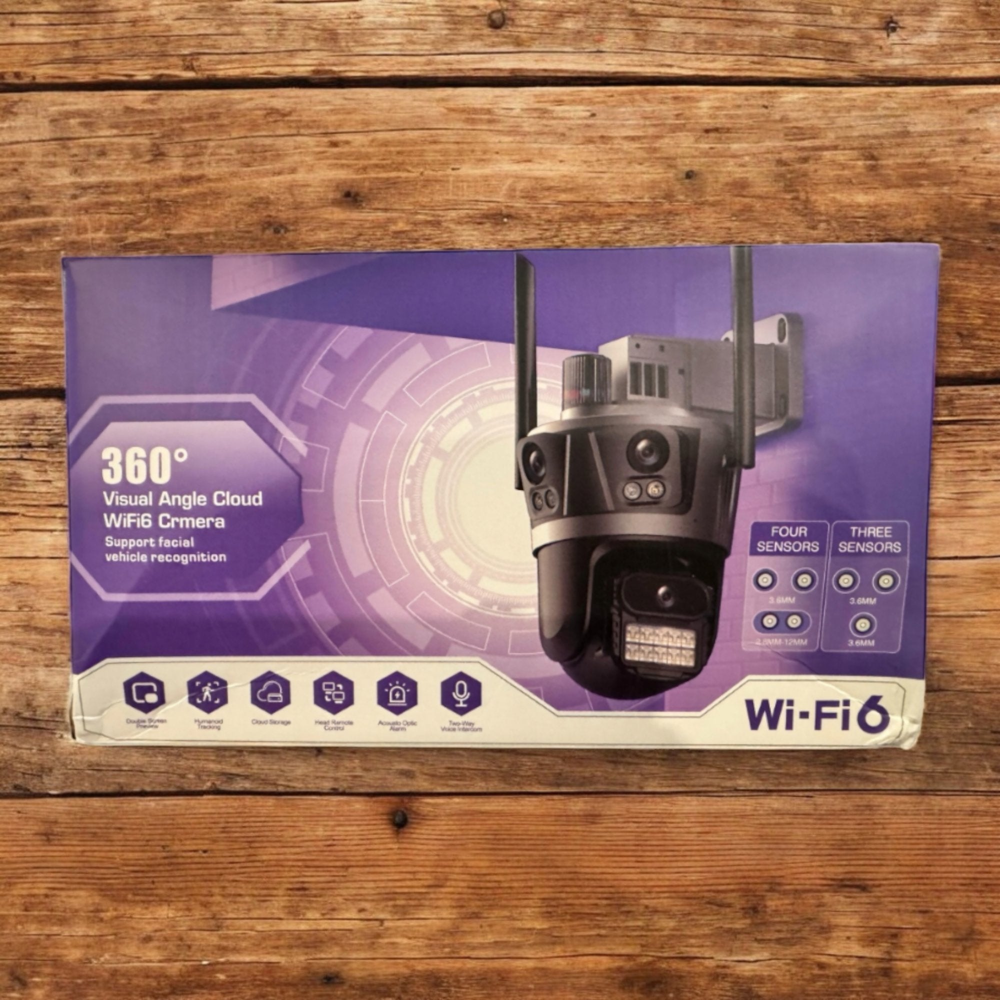 Revoluční trojitá objektivová IP Wi-Fi6 kamera pro špičkový dohled
