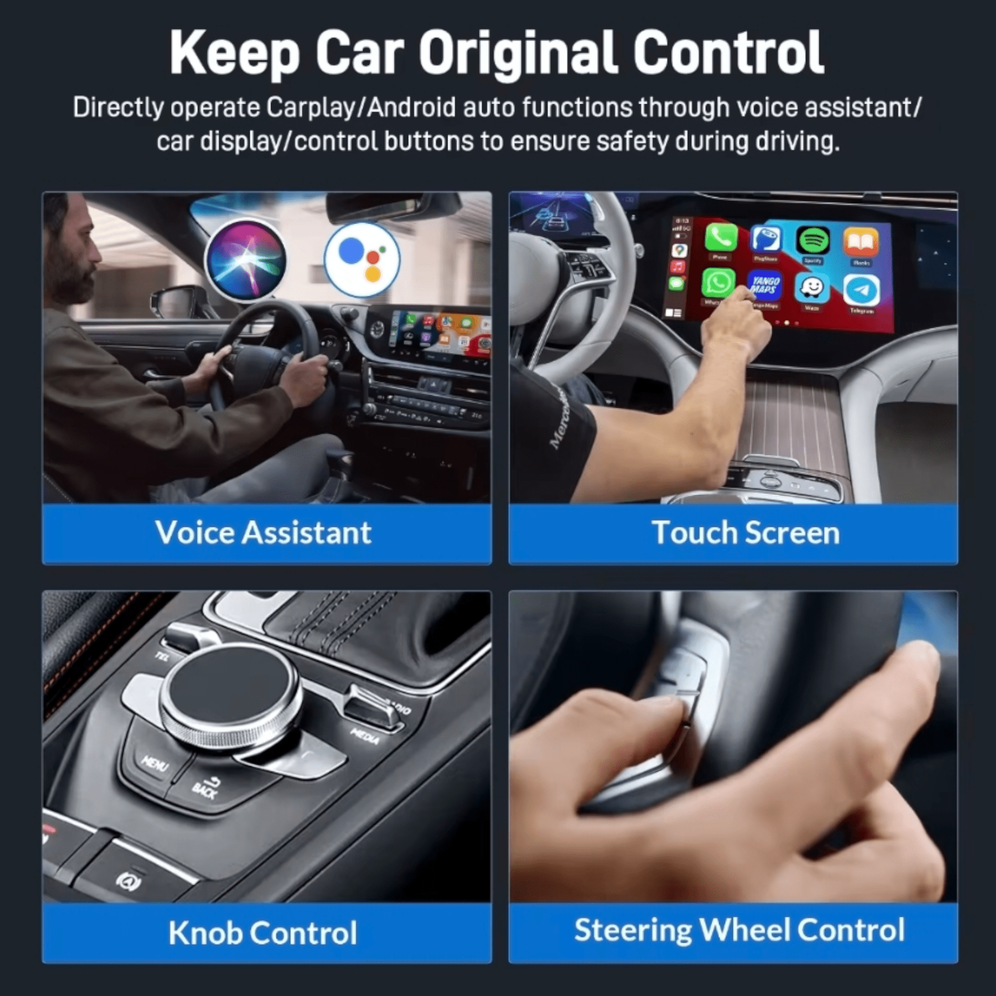 K82 – Bežični adapter za CarPlay i Android Auto: Pametna Mini Kutija s jednostavnim priključivanjem