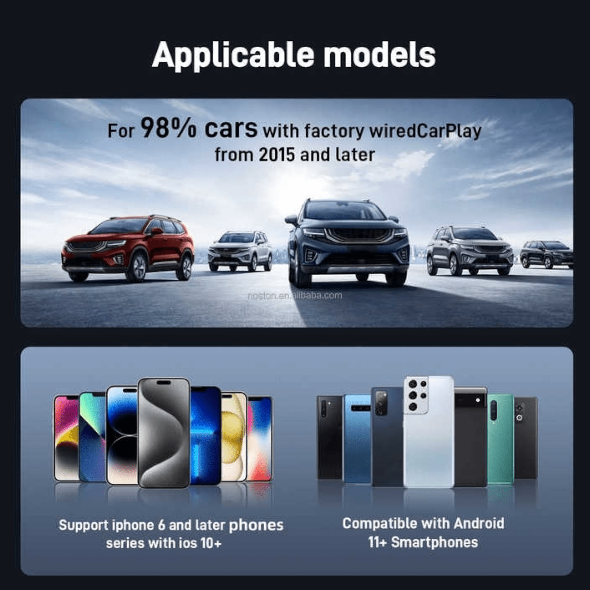 K82 – Bežični adapter za CarPlay i Android Auto: Pametna Mini Kutija s jednostavnim priključivanjem