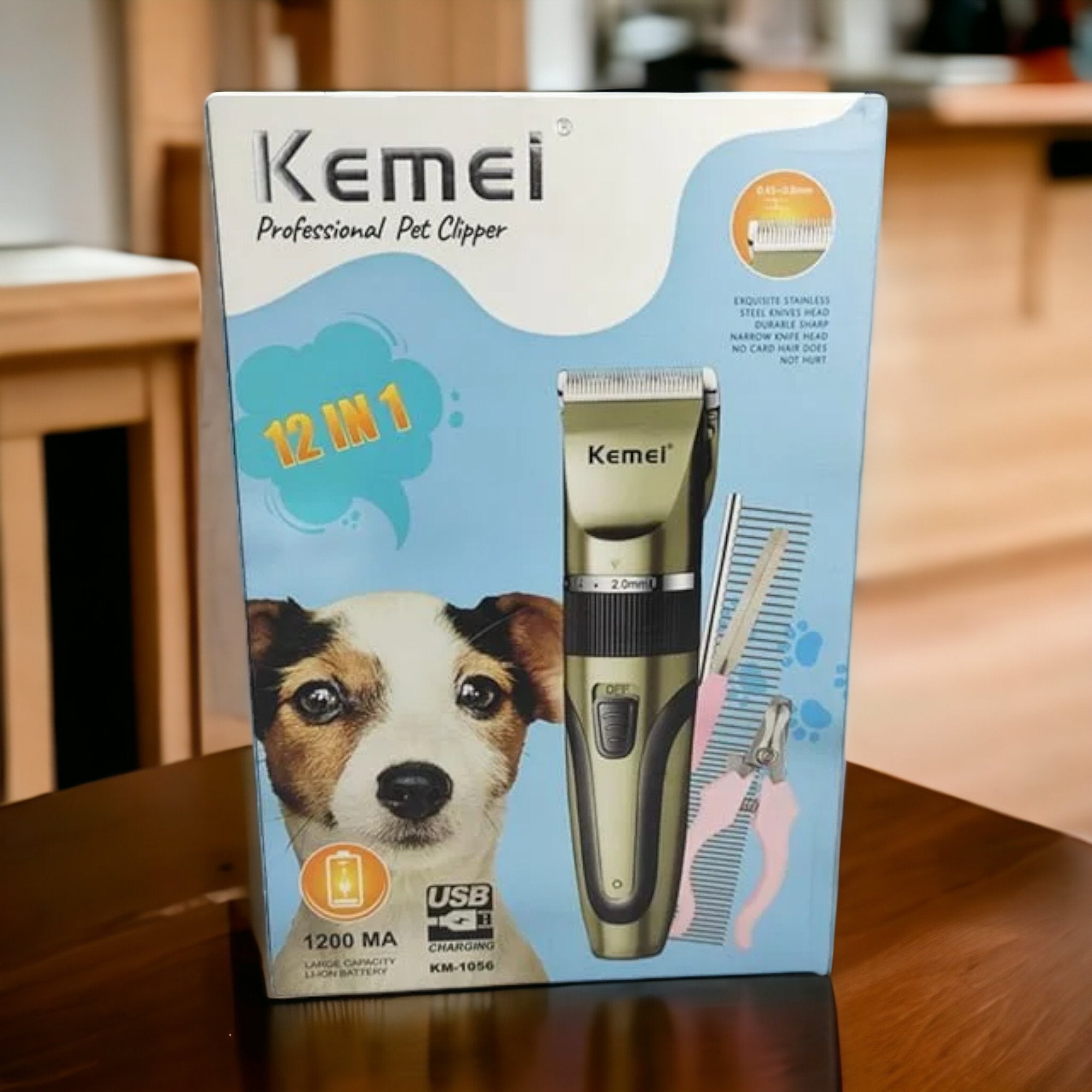 Kemei" Kompletní Set za Šišanje i Njegu Vaših Ljubimaca