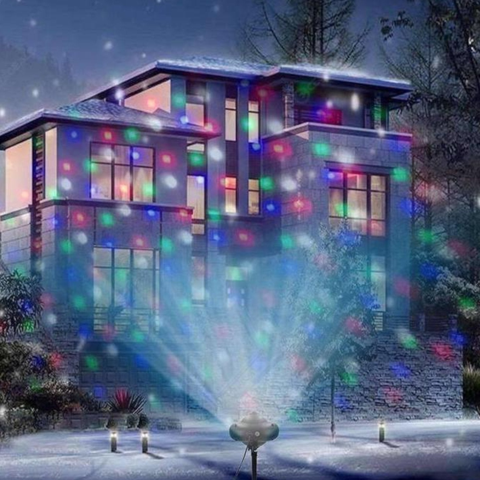 Projektor lasera "Květina sněhu" - kouzelný zážitek pro každou příležitost!