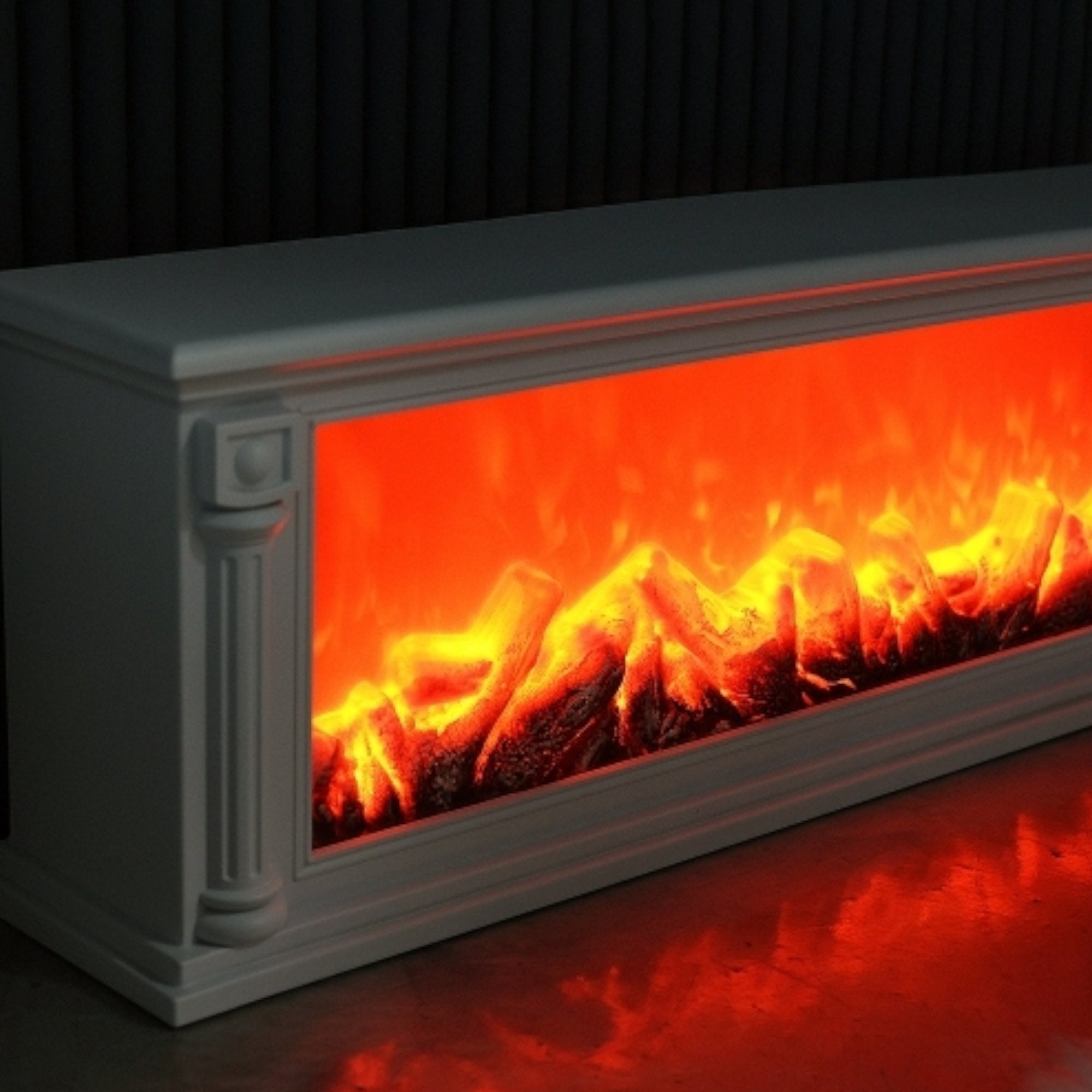 Elegantni LED Kamin za Stvaranje Ugođaja