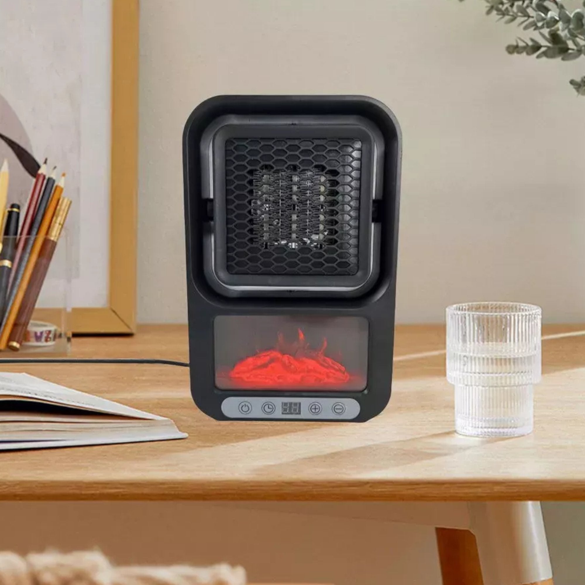 Elegantni LED Kamin-Grijalica za Savršenu Atmosferu