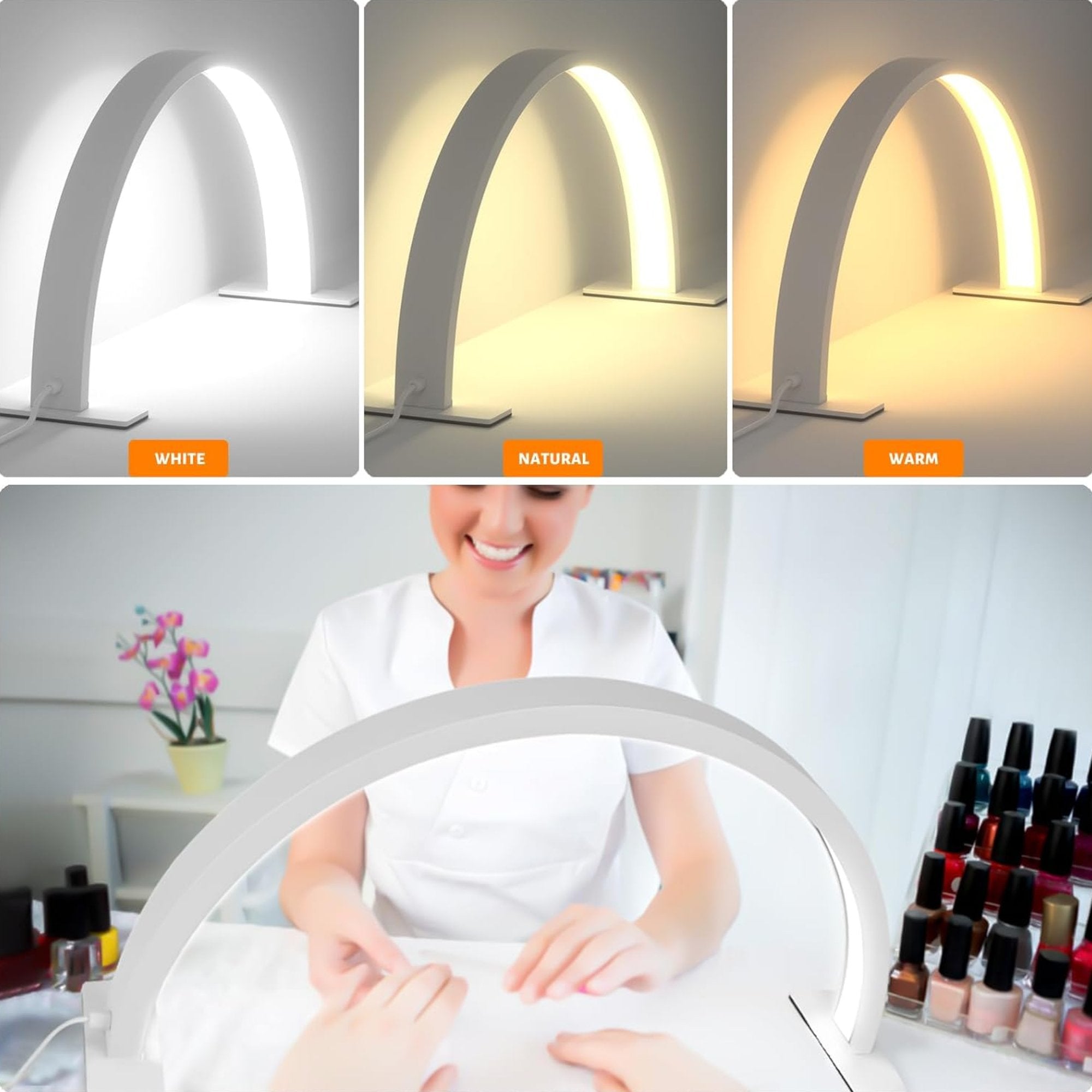 LED Lampa Polumjesec - Elegancka Oświetlenie w Kształcie Księżyca dla Twojego Domu