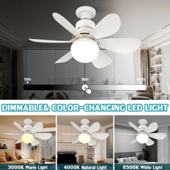 Elegantni LED luster s Ventilatorom "520" za stilsku i funkcionalnu rasvjetu vašeg prostora