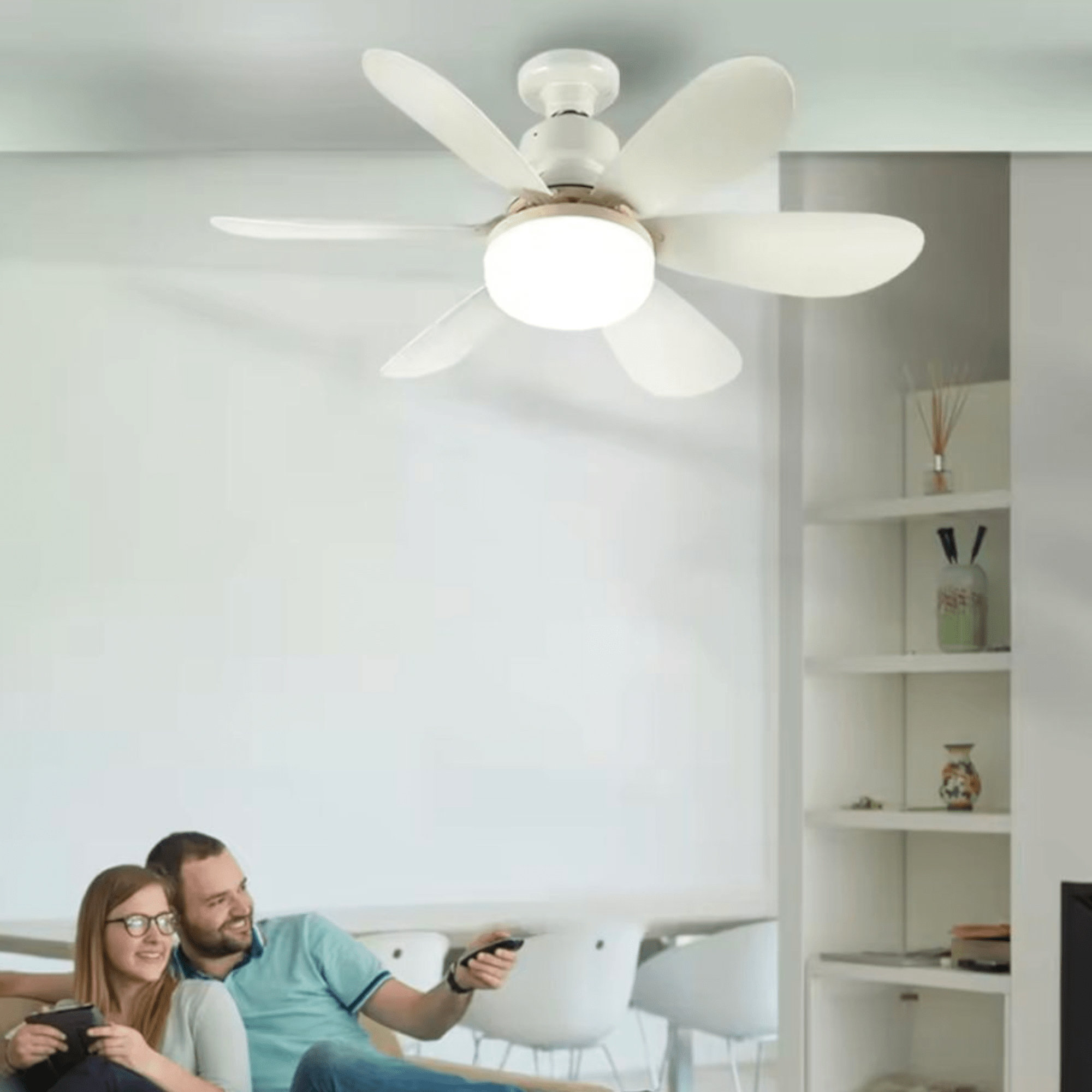 Elegantni LED luster s Ventilatorom "520" za stilsku i funkcionalnu rasvjetu vašeg prostora