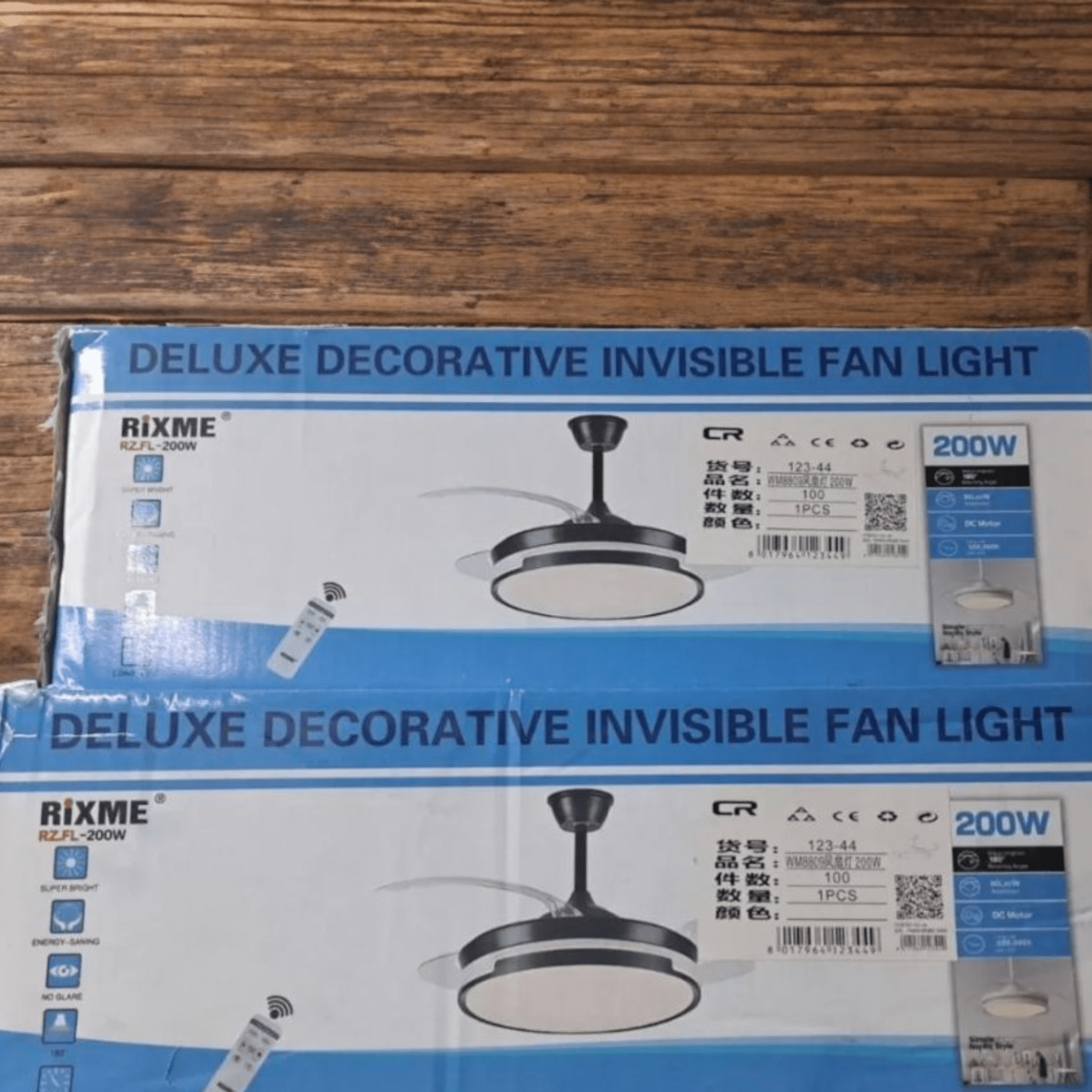 Elegantni LED Ventilator s UVLAČIVIM KRILIMA "Rixme