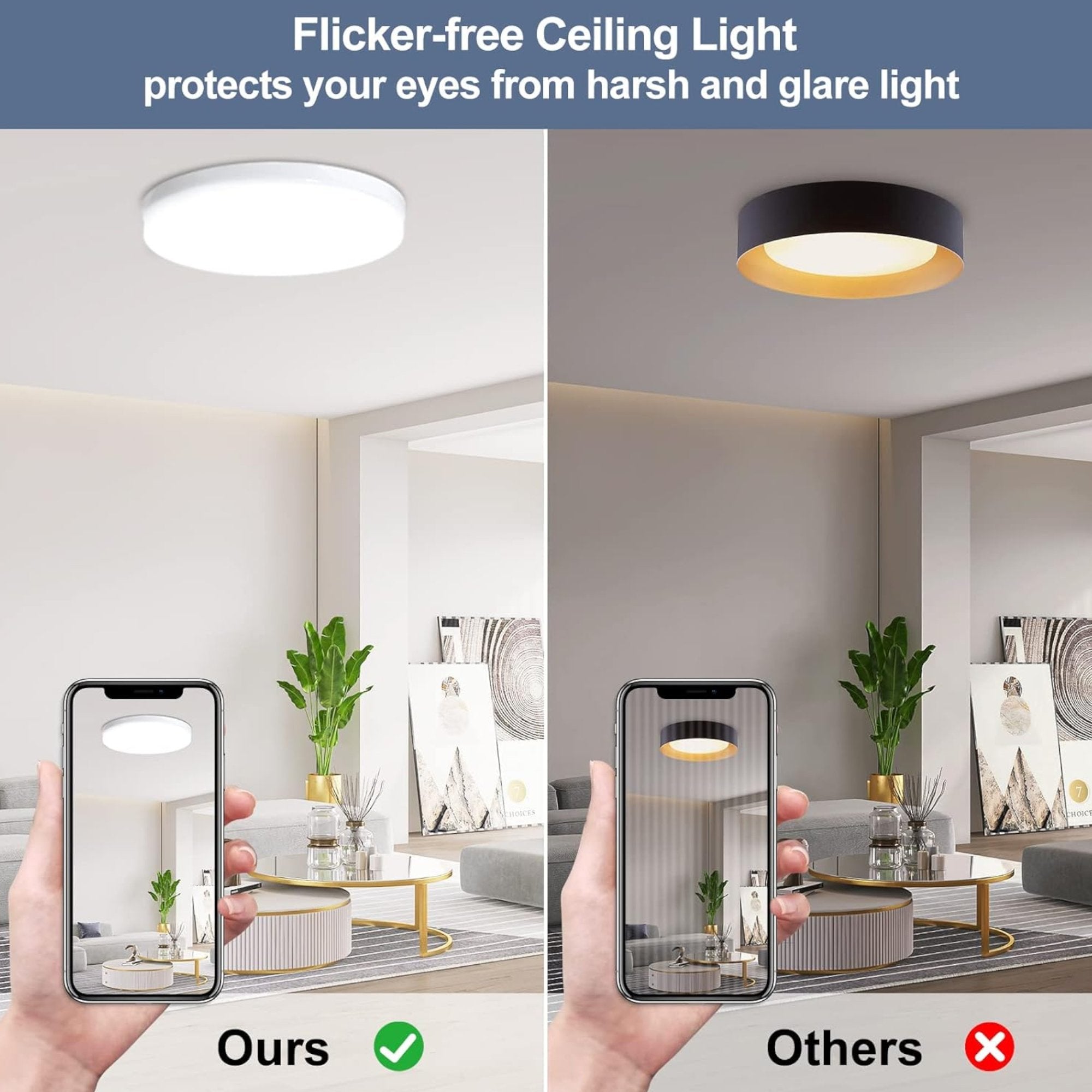 Moderna LED plafonjera za savremen prostor