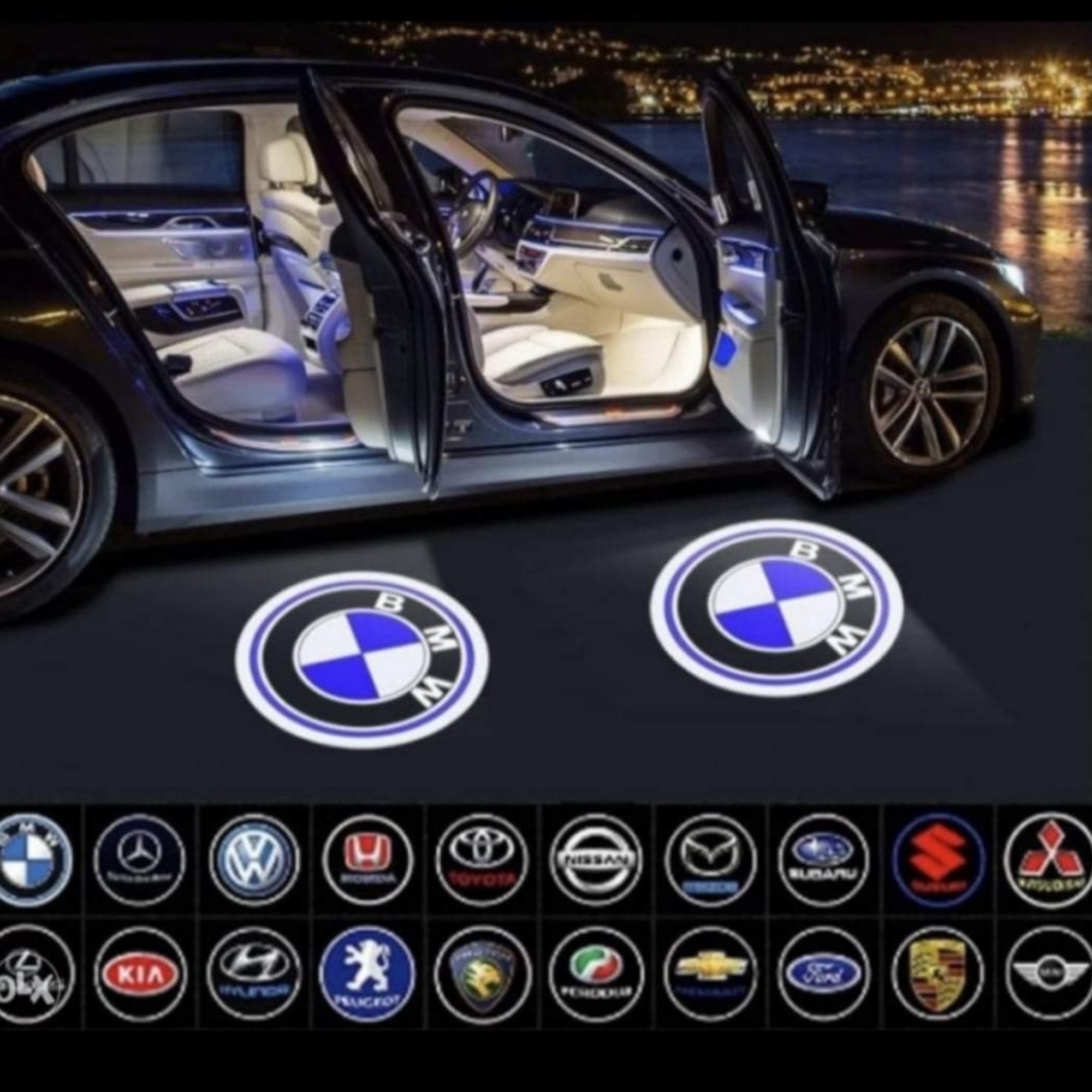 Svjetiljka s LED Logom za Auto Vrata - Osvijetlite svoj stil!