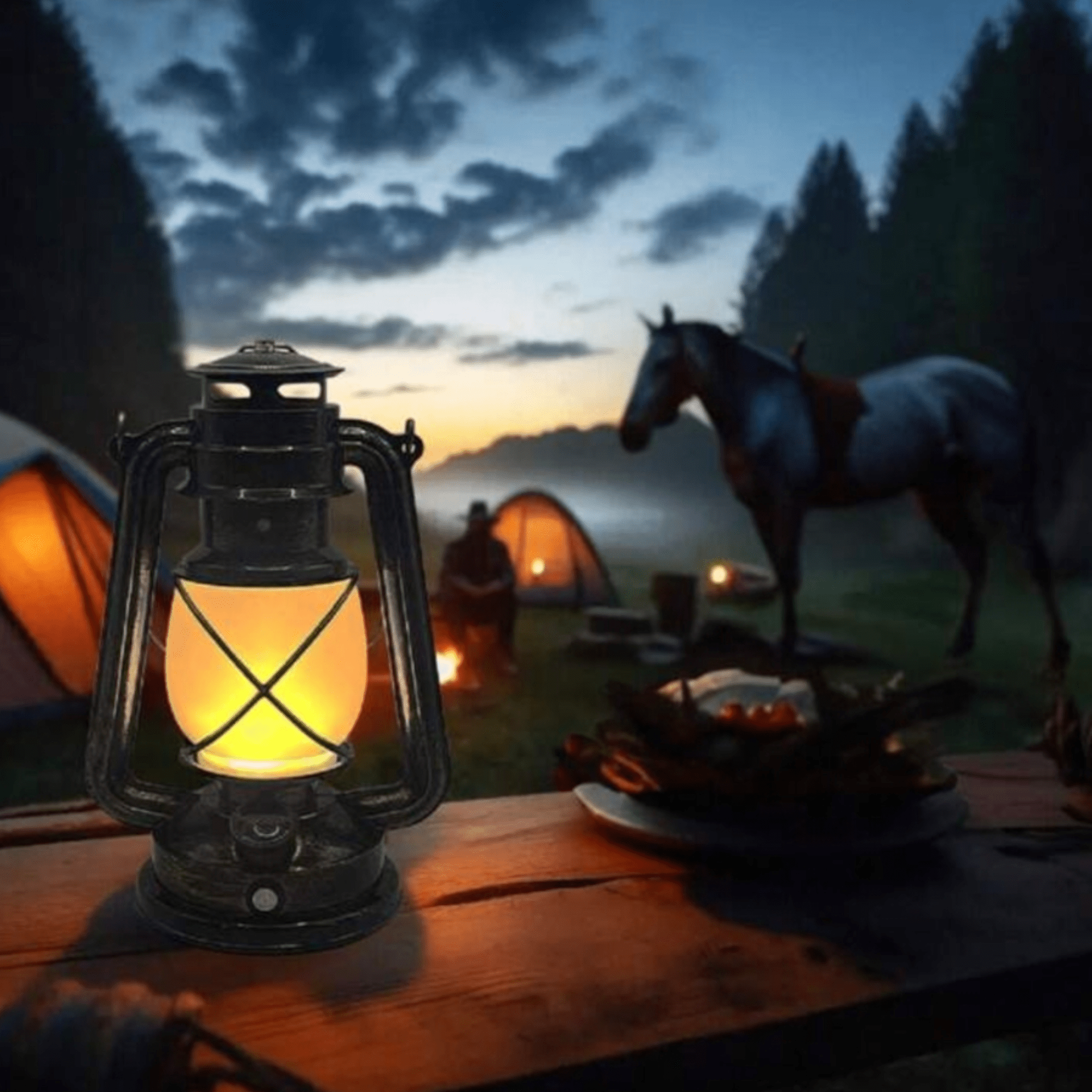 Vintage-Inspired LED Lamp