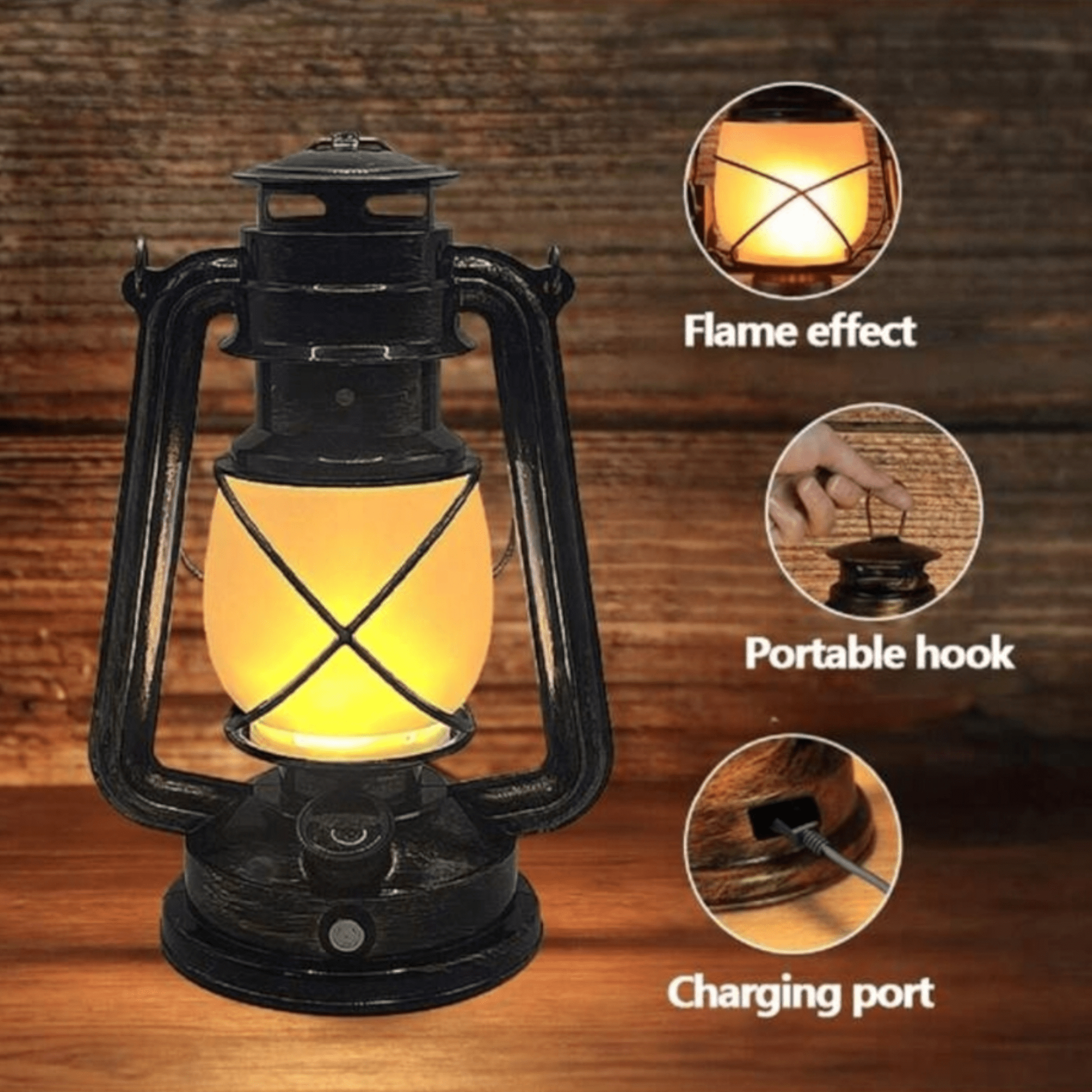 Vintage-Inspired LED Lamp