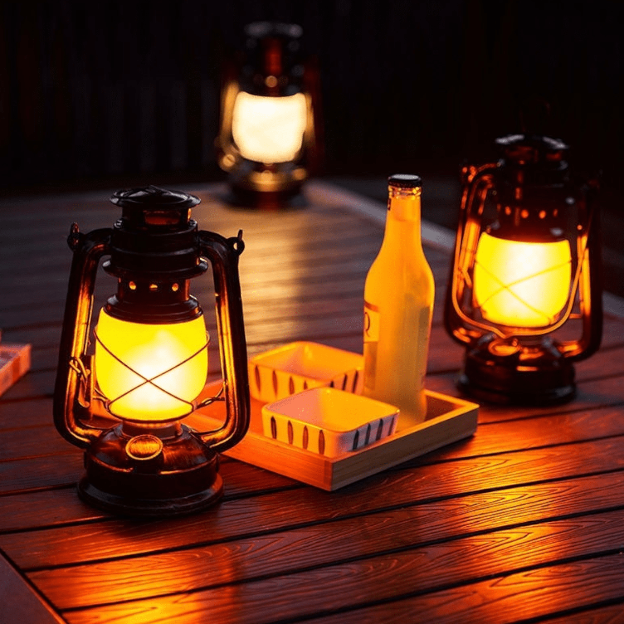 Vintage-Inspired LED Lamp