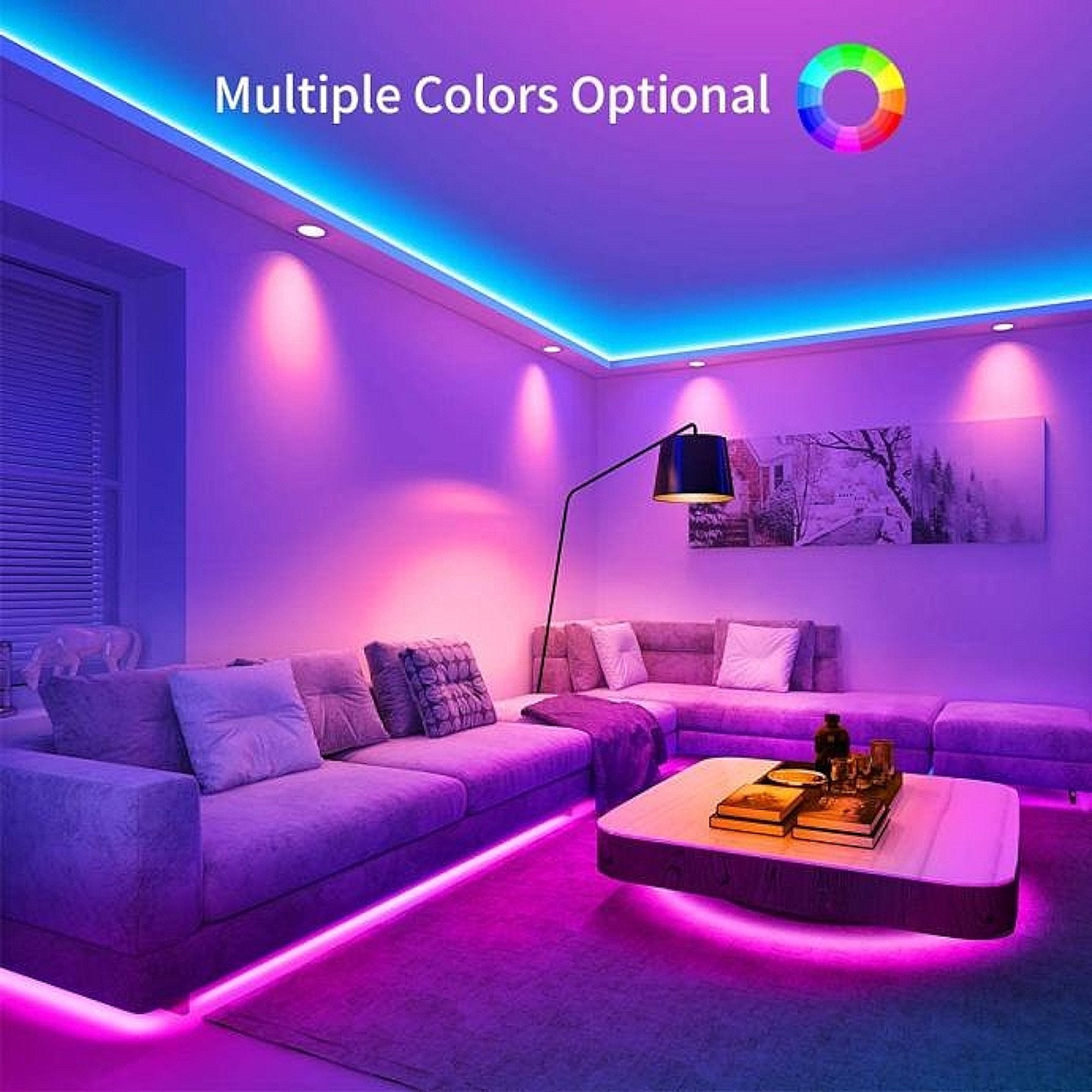 Vibrantna LED traka od 5 metara sa 16 živopisnih RGB boja