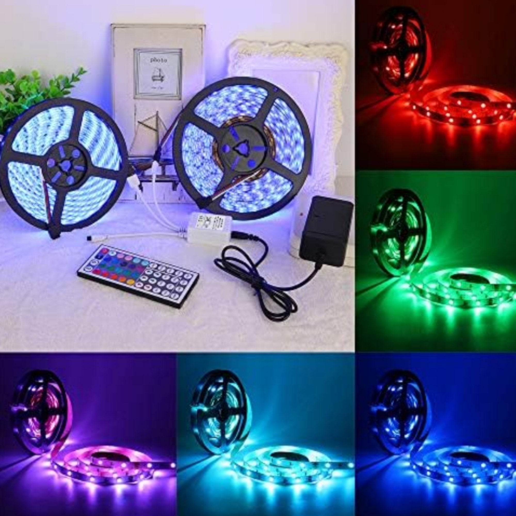 Vibrantna LED traka od 5 metara sa 16 živopisnih RGB boja