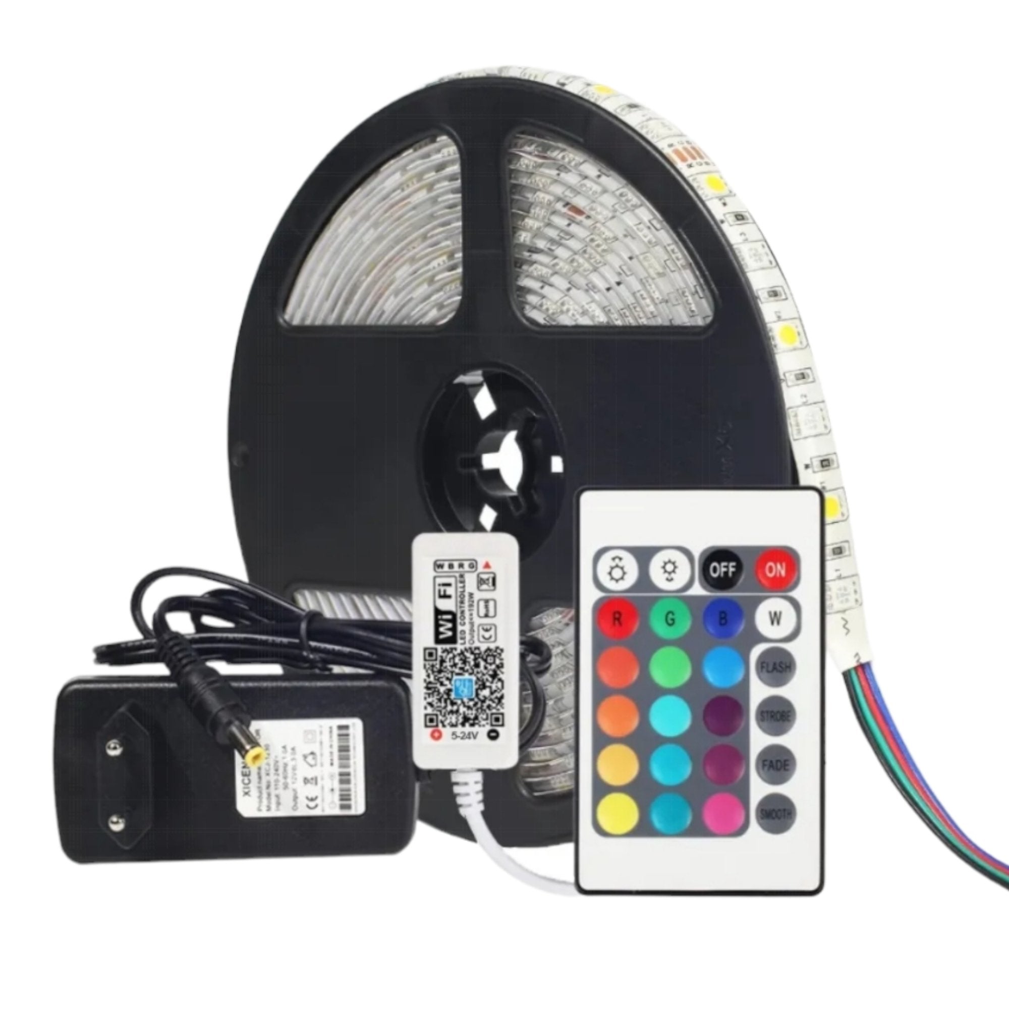 Vibrantna LED traka od 5 metara sa 16 živopisnih RGB boja