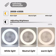 LED Ventilator s Osvjetljenjem za Udobnost i Stil