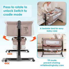 PRENOSNI KREVETIĆ CozyNest GRAY