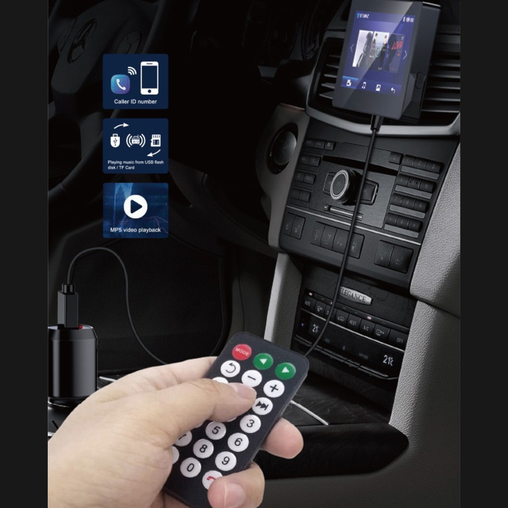 Versatile M6 Auto Radio with MP5, Bluetooth, USB, and DVD Playback