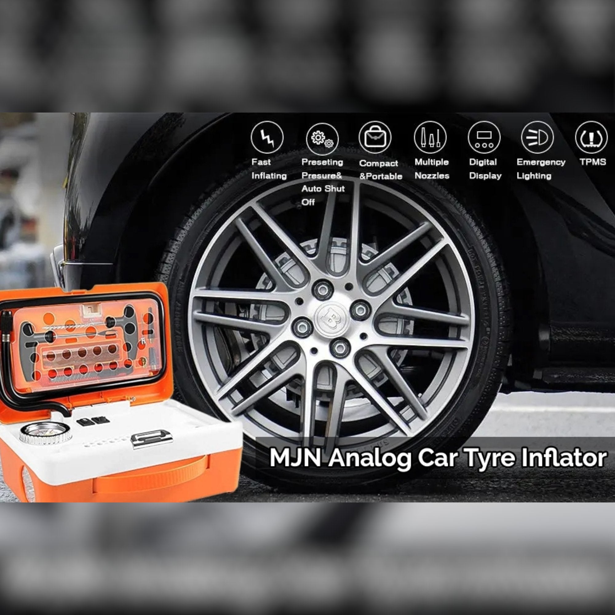 Moj Moćni MDB-323 Automobilski Kompresor za Brzo Punjenje!