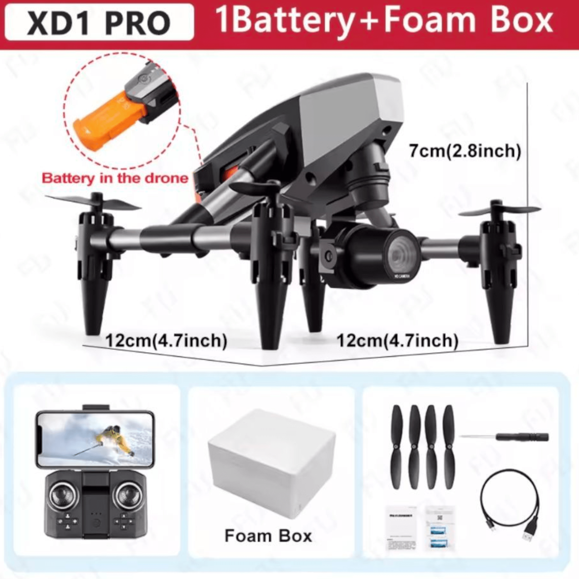 Exciting Mini Drone "XD1" – Elevate Your Adventure!