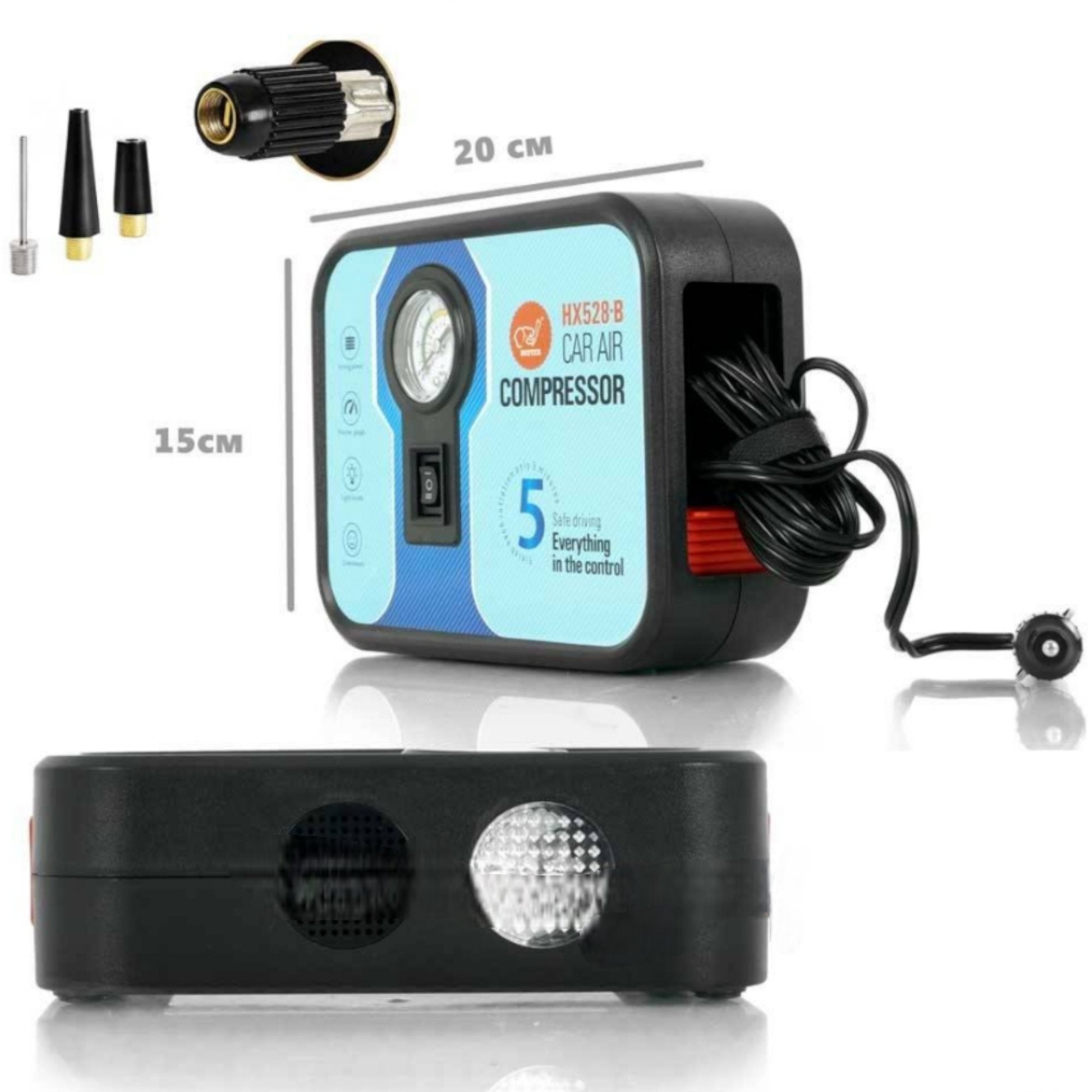 Vrhunski Mini Električni Kompresor za Brzo Napuhavanje Guma "JDX-HX518