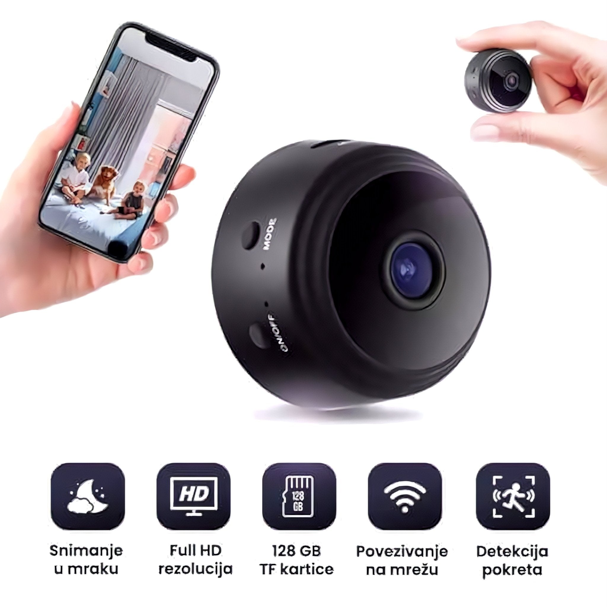 Kompakte A9 Mini Kamera für atemberaubende Aufnahmen
