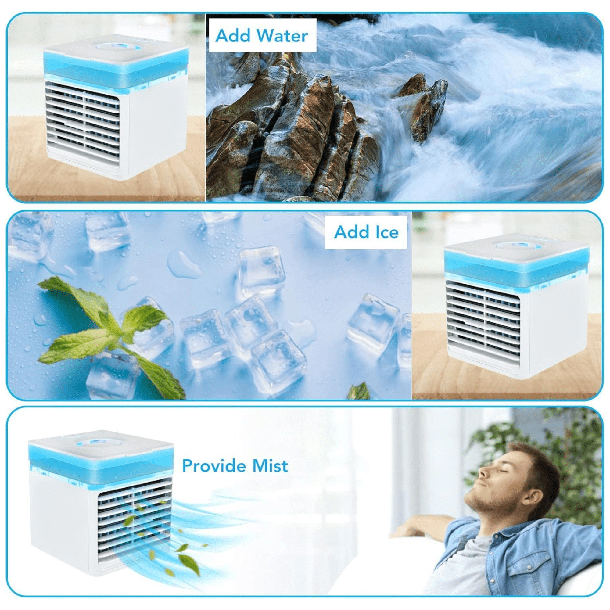 Kompakte MINI LED Klimaanlage für optimalen Komfort