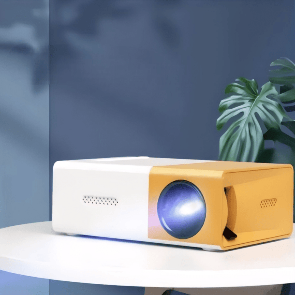 Kompakter Mini LED Projektor für beeindruckende Bildschirmpräsentationen