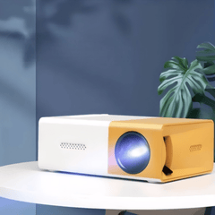 Kompakter Mini LED Projektor für beeindruckende Bildschirmpräsentationen