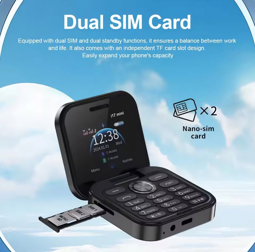 Ultrakompanjerski Preklopni Telefon "Servo i17