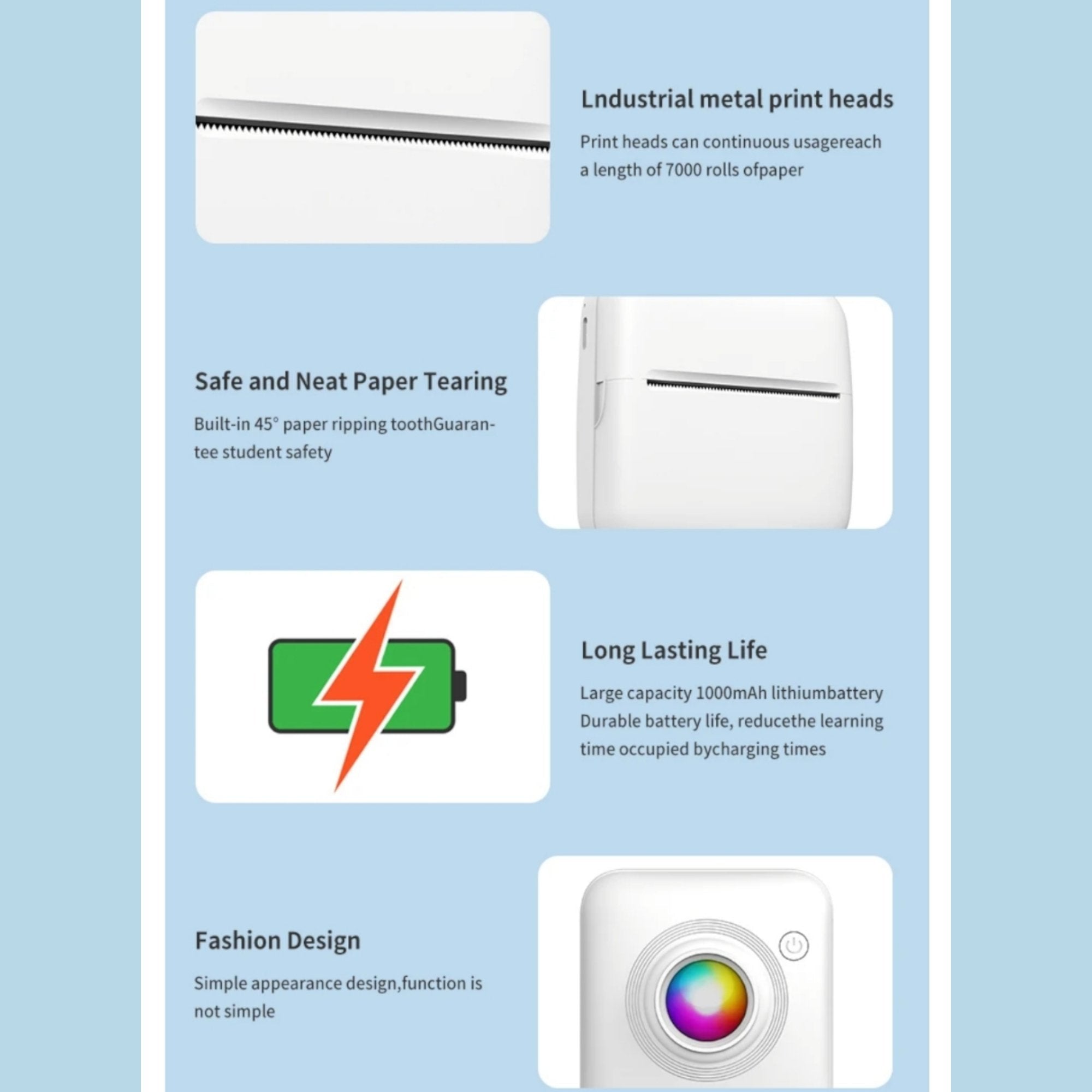 Compact Portable Printer