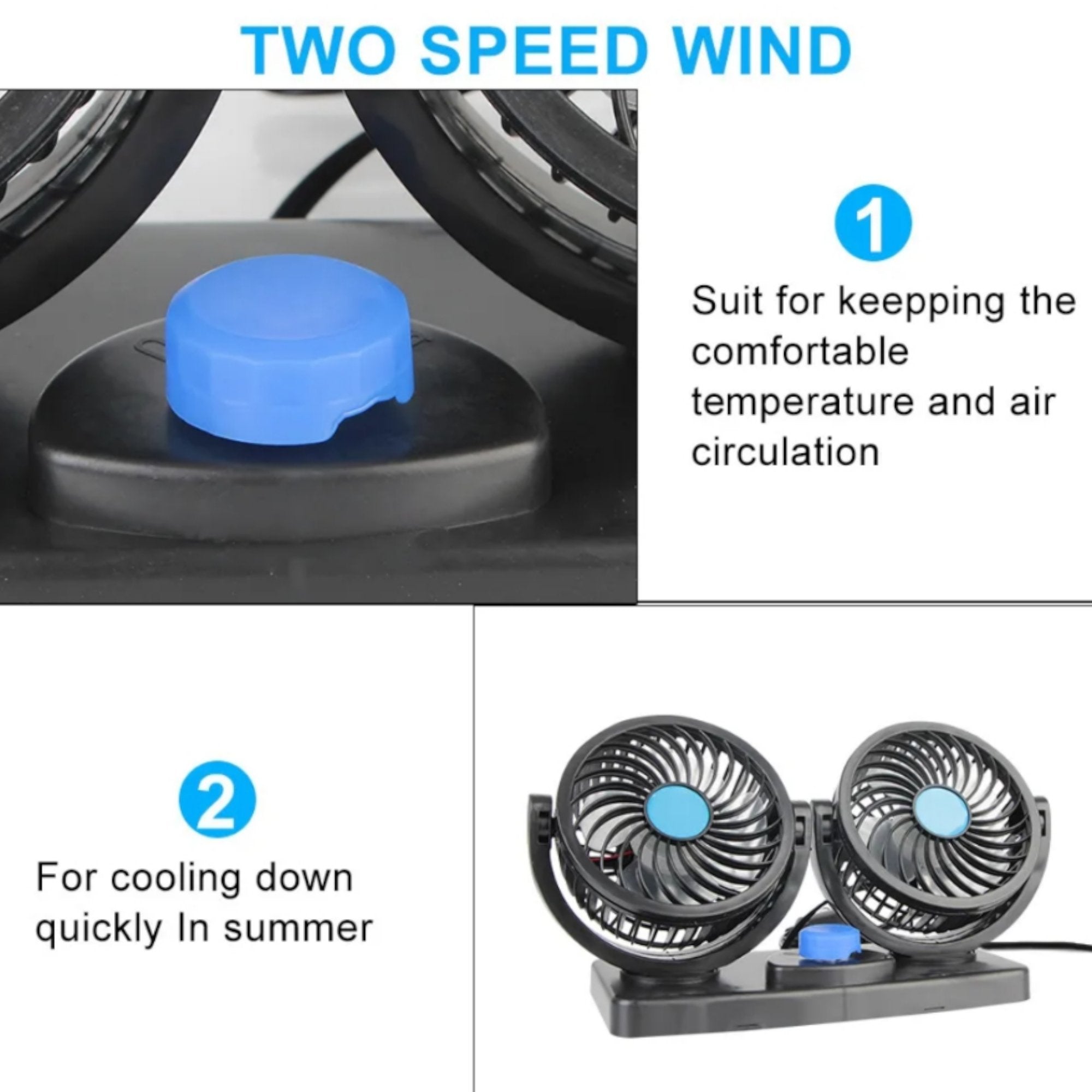 Inovativni auto ventilator "MITCHELL" za ugodnu vožnju