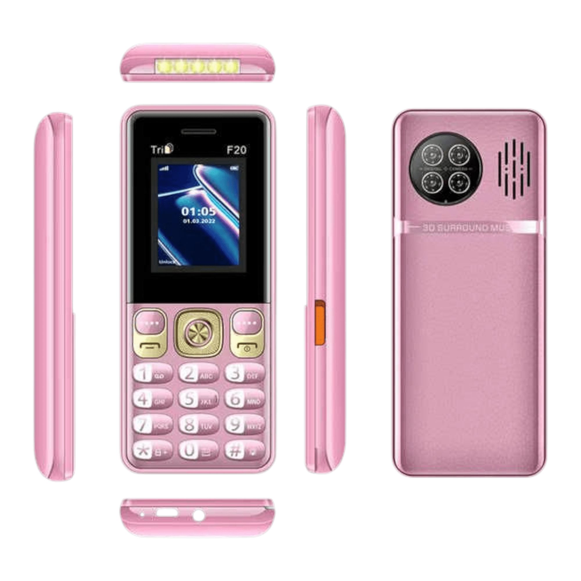 Elegantan Mobitel s 3 Kartice "F20" - Vaš Savršeni Suputnik!